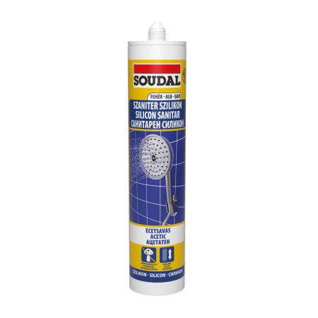 Silicon Sanitar Alb Soudal 280 Ml / BAX 15 Buc